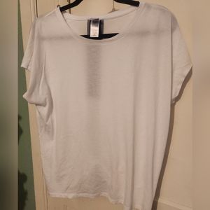 Victor Sport White Open Back Tshirt